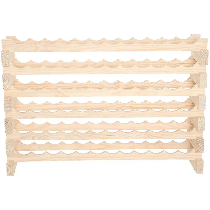 Front Display of Modularack Wide 72 Bottle Wine Shelf Capacity