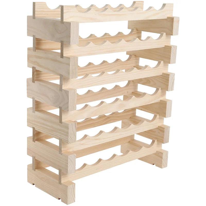 Modular 6x6 Size Wine Bottle Shelf by Modularack