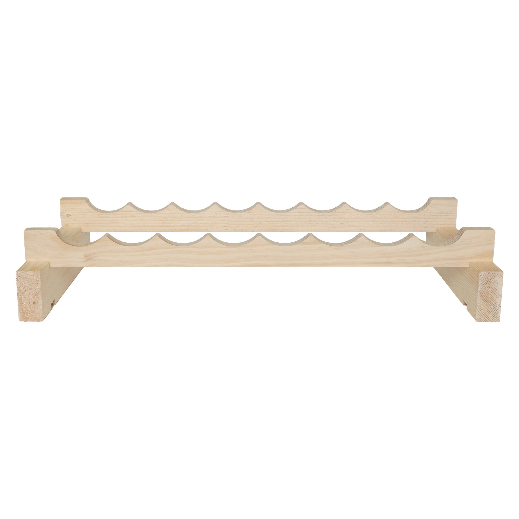8 Bottle Wide Wine Rack