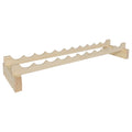 11 Bottle Wide Wine Rack - Natural Pine