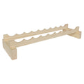 9 Bottle Wide Wine Rack - Natural Pine