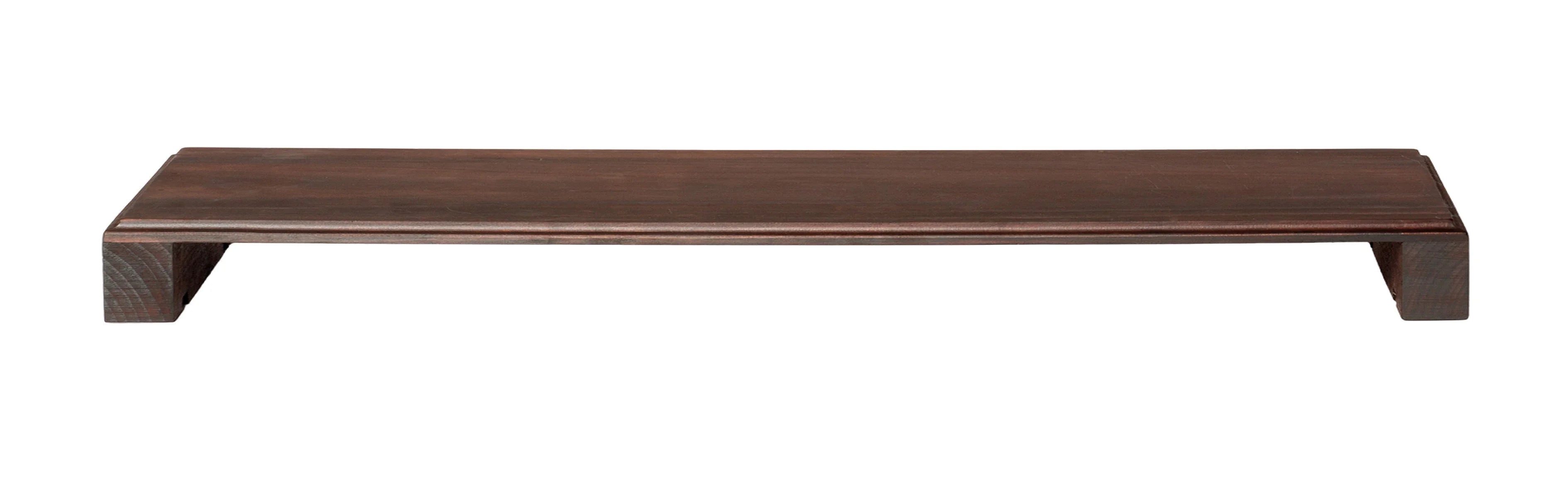 Modularack Top Shelf 12 Row Wide Dark Stain