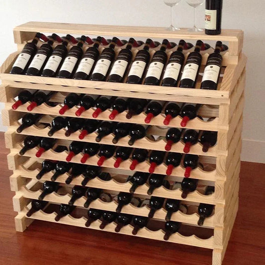 Modularack Pine Wood Wine Rack Design 25