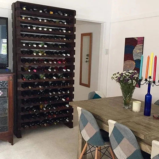 Wooden Wine Shelf for Dining Room Decor 2